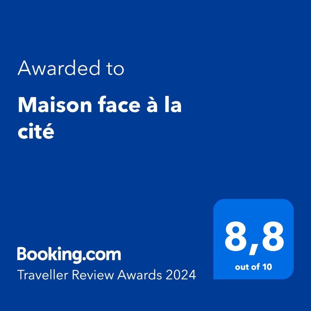 Maison Face A La Cite Carcassone Exterior photo